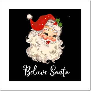 Believe Santa Posters and Art